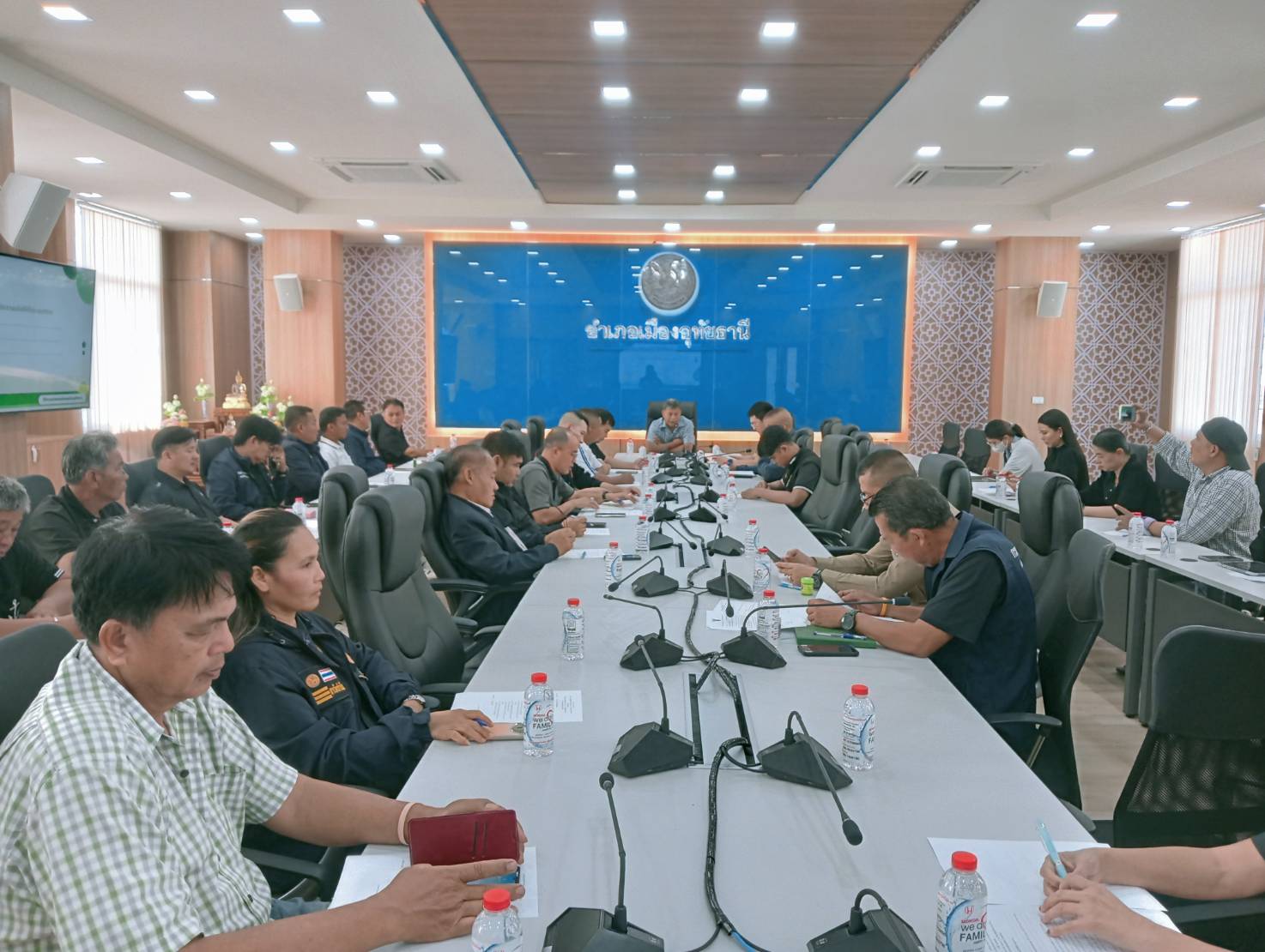 ประชุมคณะกรรมการศูนย์ปฏิบัติการป้องกันและปราบปรามยาเสพติด อำเภอเมืองอุทัยธานี