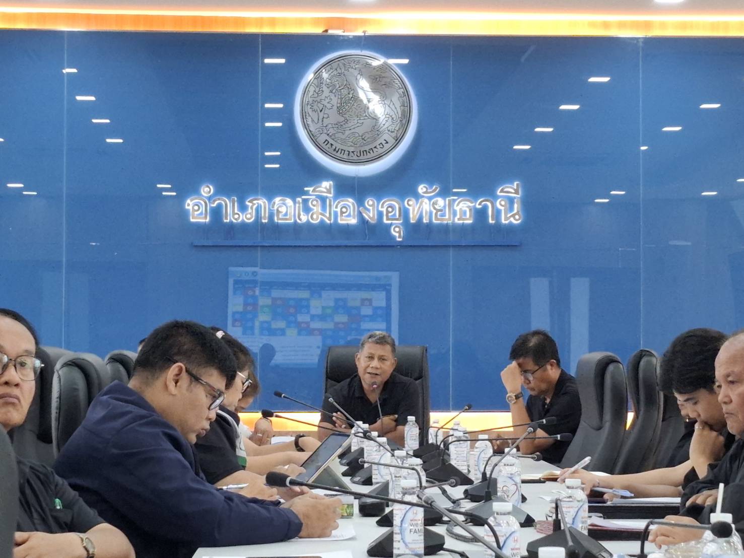 ประชุมคณะกรรมการศูนย์ปฏิบัติการป้องกันและปราบปรามยาเสพติด อำเภอเมืองอุทัยธานี