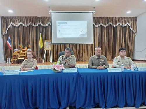 ประชุมกำนัน ผู้ใหญ่บ้าน สารวัตรกำนัน เเพทย์ประจำตำบล เเละผู้ช่วยผู้ใหญ่บ้าน ประจำเดือนพฤษภาคม 2569