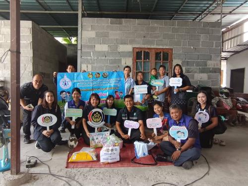 ลงพื้นที่ติดตามสุขภาพมารดาและทารกหลังคลอด ตามโครงการเสริมสร้างสุขภาพเชิงรุกเพื่อลดภาวะคลอดก่อนกำหนด ในพระราชูปถัมภ์ฯ